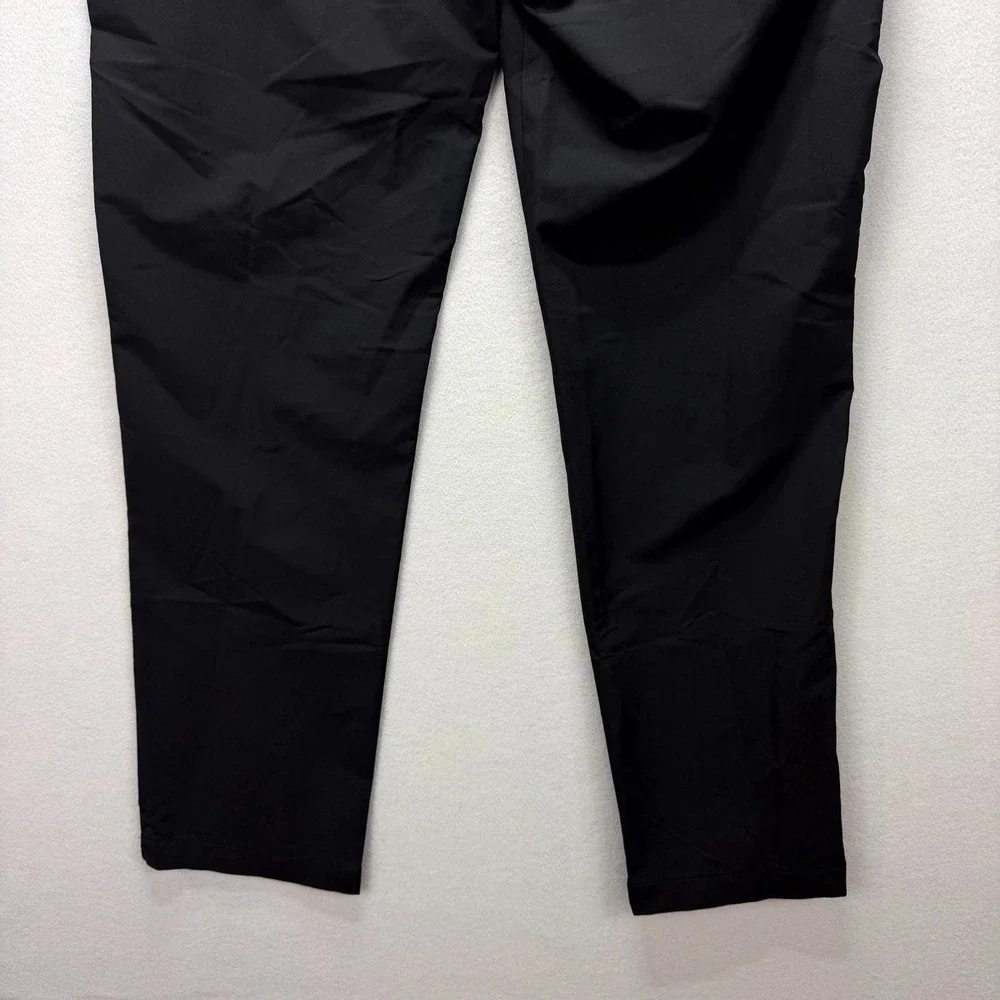 Banana Republic Chino Pant Mens 40x34 Black Active Tech Straight Fit Performance
